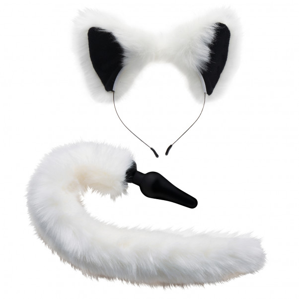 Tailz White Fox Plug Anal à Queue et Oreilles  1