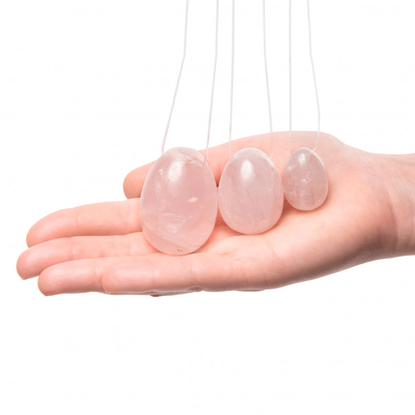 La Gemmes Œuf de Yoni en Quartz Rose  5