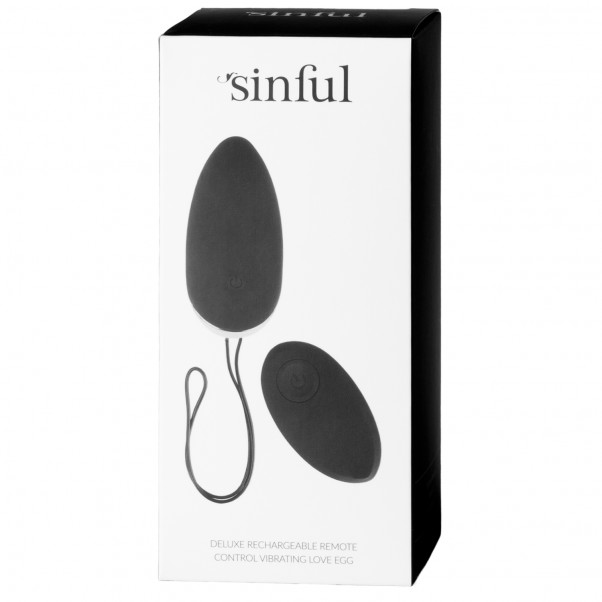 Sinful Deluxe Œuf Vibrant Télécommandé et Rechargeable  6