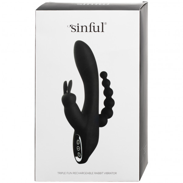 Sinful Triple Fun Vibromasseur Rabbit Rechargeable  100