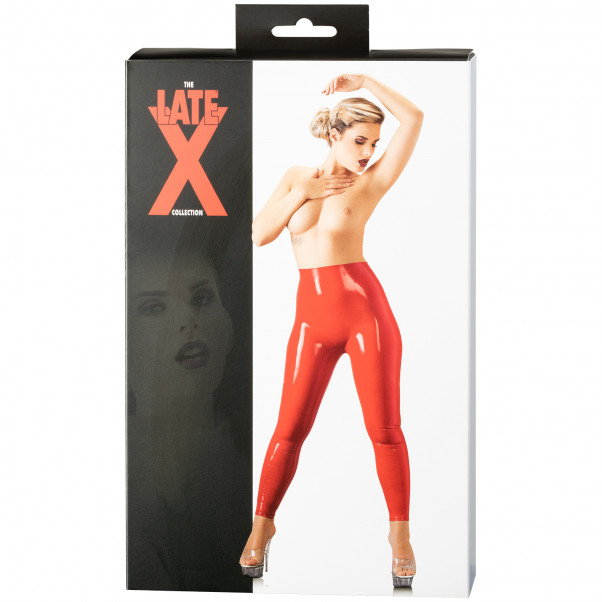 Late X Latex Leggings Rød  100