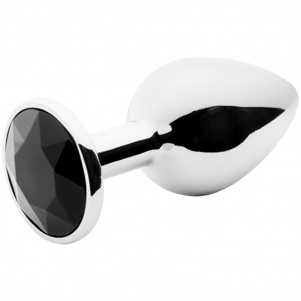 Sinful Black Jewel Plug Anal en Métal Petit  2