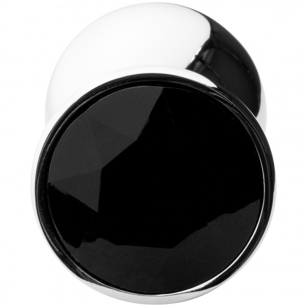 Sinful Black Jewel Plug Anal en Métal Petit  3