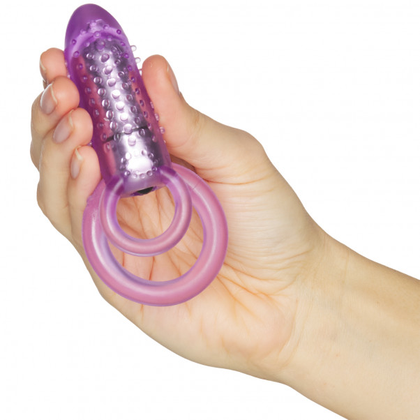 Baseks Double Anneau Masculin Vibrant pour Couple  50