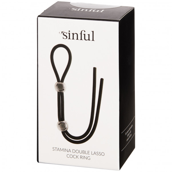 Sinful Stamina Dobbelt Lasso Penis Ring Pack 90