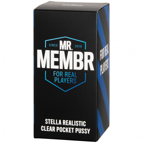 MR.MEMBR Stella Realistic Pocket Pussy Masturbateur Transparent  90