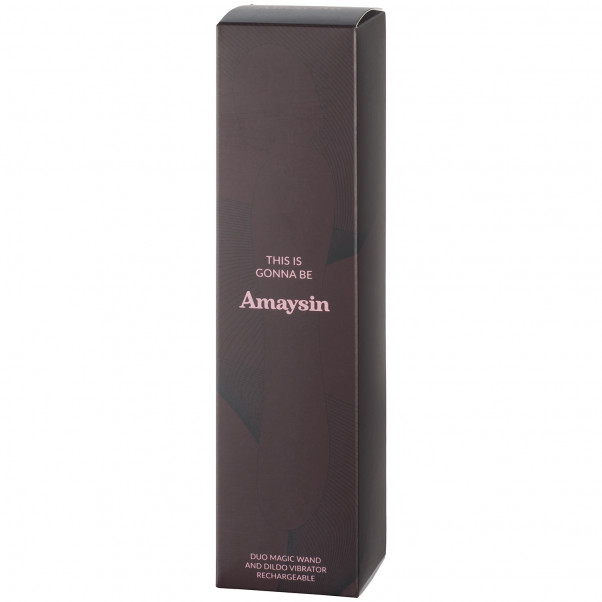 Amaysin Duo Rechargeable Magic Wand and Dildo Vibrator Pack 90