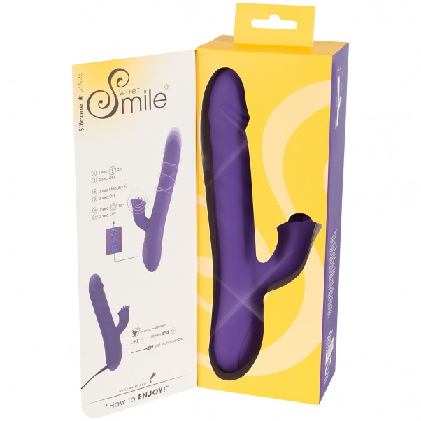 NEW Sweet Smile Thrusting Rabbit Vibrator Pack 90