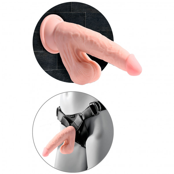 NEW - King Cock Plus Triple Density Swinging balls Dildo 17 cm  4