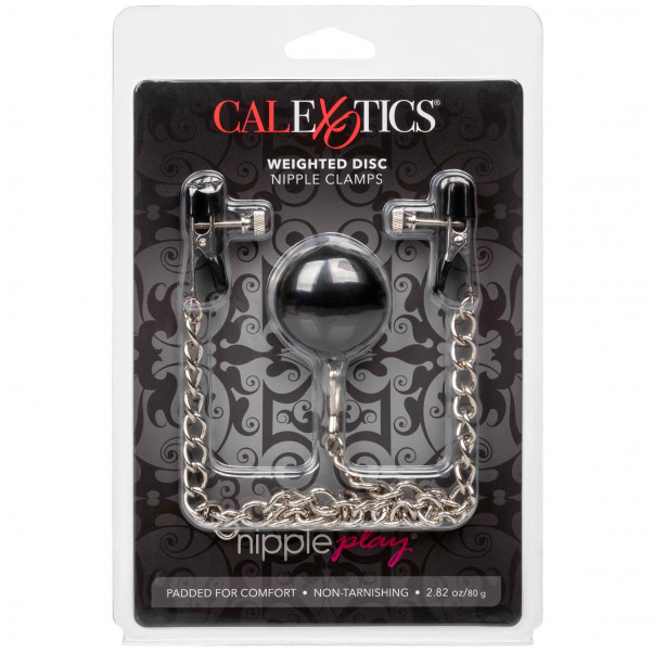 NEW - Calexotics Nipple Clamps med Vægt Pack 90