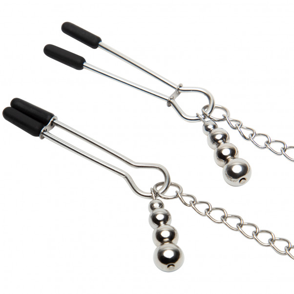 Fifty Shades Of Grey Play Nice Satin og Blonde Halsbånd og Nipple Clamps  2