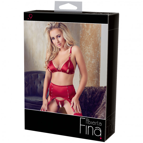 Abierta Fina Ensemble Soutien-gorge & Porte-Jarretelles  90