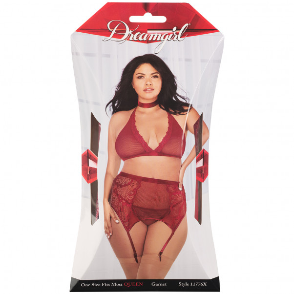Dreamgirl Plus Size 4-piece Lace Set Pack 90