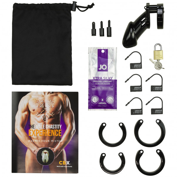 CB-6000 Cage de Chasteté Noir 8,25 cm Le paquet contient 80