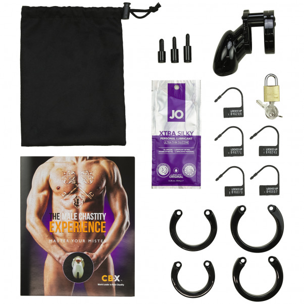 CB-6000S Cage de Chasteté Noir 6,35 cm Le paquet contient 80