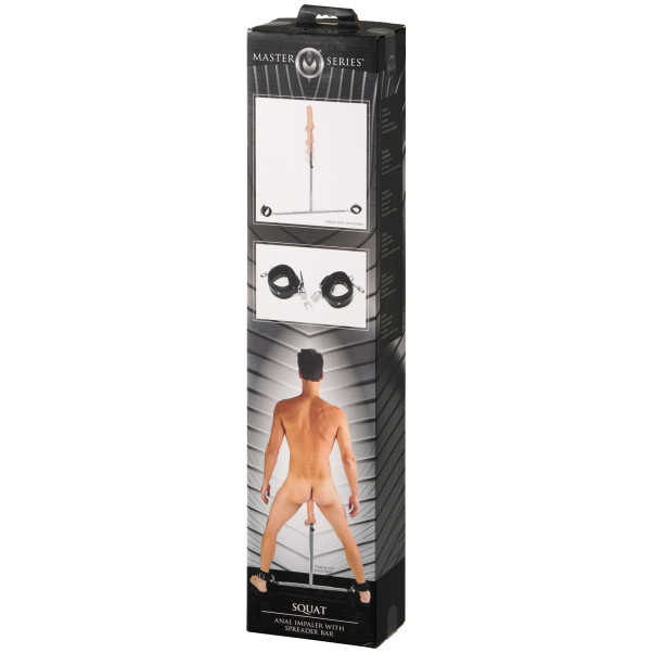 Master Series Squat Anal Impaler Barre d'Écartement Image de l'emballage 90
