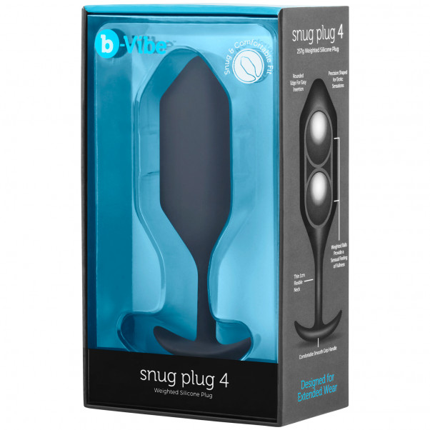 B-Vibe Snug Plug 4 Plug Anal Image de l'emballage 90