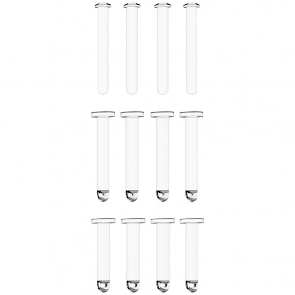 Mancage Jeux de Goupilles Transparentes de Rechange 12 pcs Image du produit 1