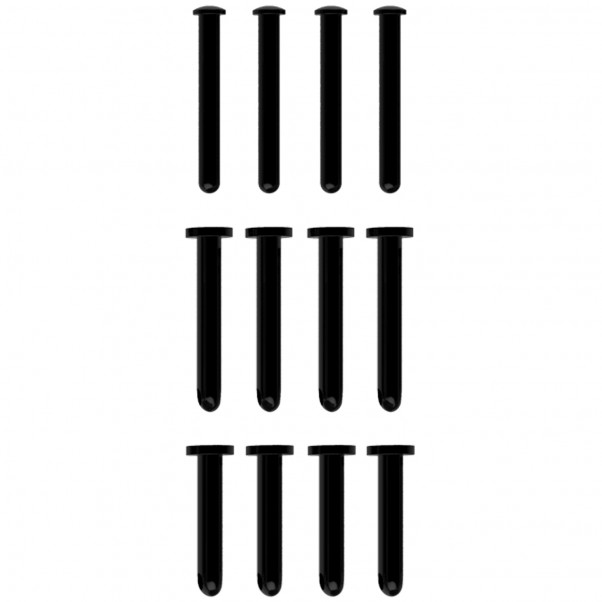 Mancage Jeux de Goupilles Noires de Rechange 12 pcs Image du produit 1