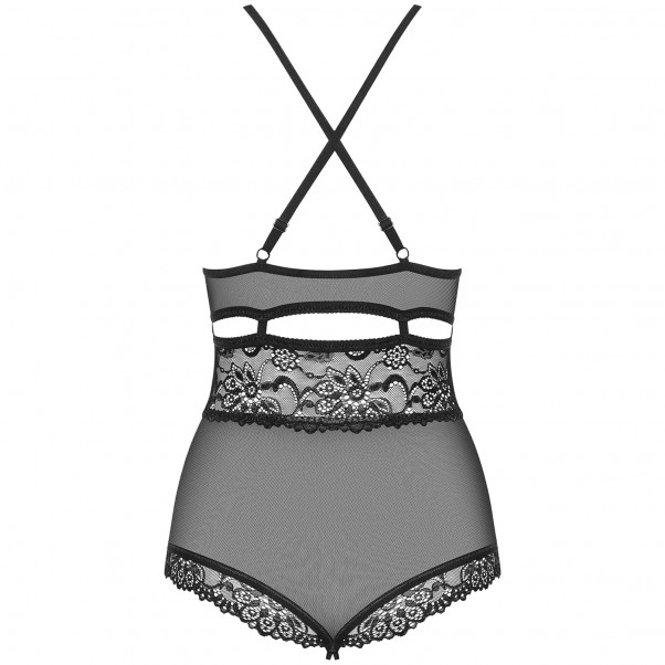 Obsessive Black Crotchless Teddy Product 2