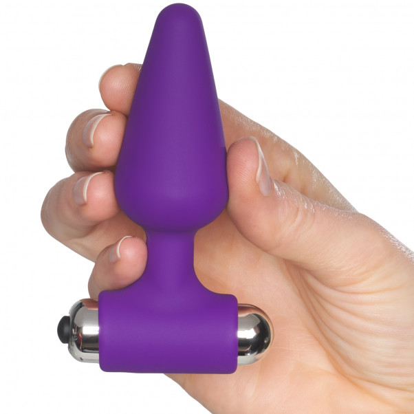 Baseks Plug Anal Taille Medium Vibrant Image du produit avec des mains 50