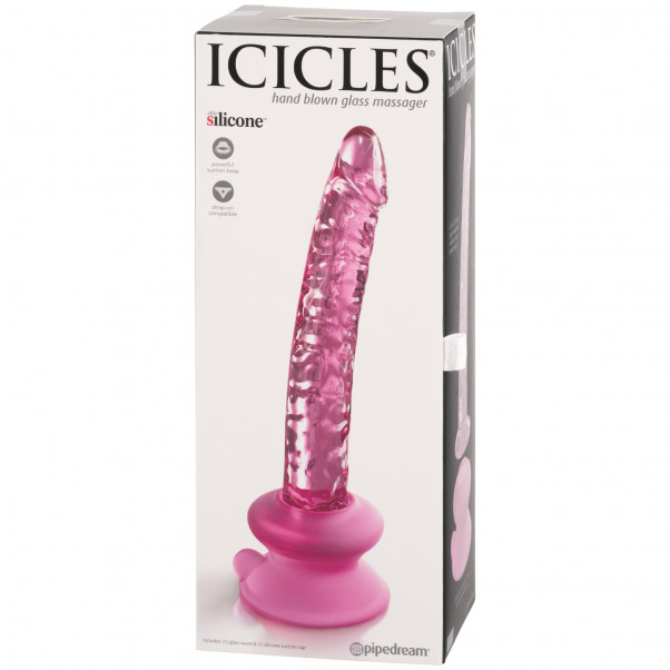 Icicles No 86 Gode en Verre Rose Image de l'emballage 90