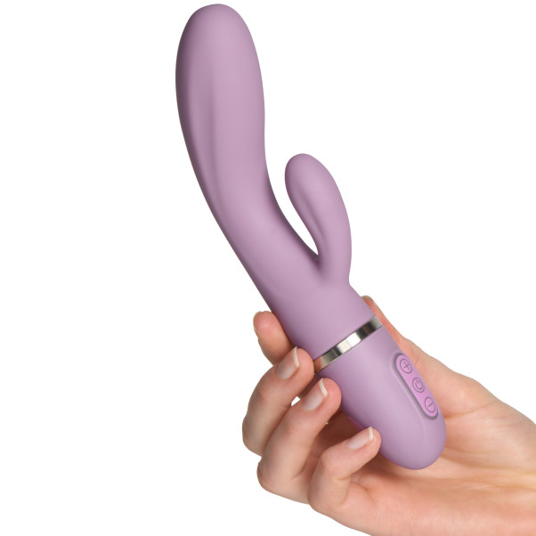 baseks Bendy Curve Vibromasseur Rabbit Image du produit avec des mains 50