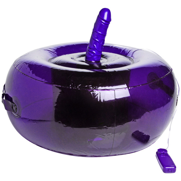 Frisky Sit-and-Ride Siège Gonflable avec Gode Vibrant Image du produit 1