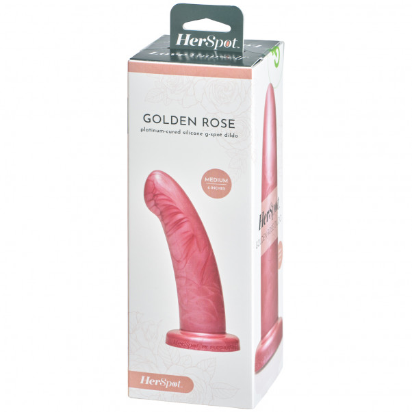 HerSpot Golden Rose Medium Dildo Pack 90