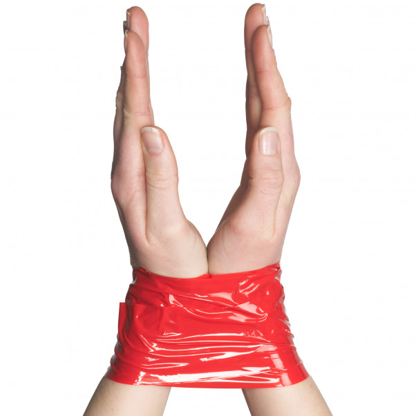 Baseks Ruban Adhésif de Bondage Rouge Image du produit avec des mains 50