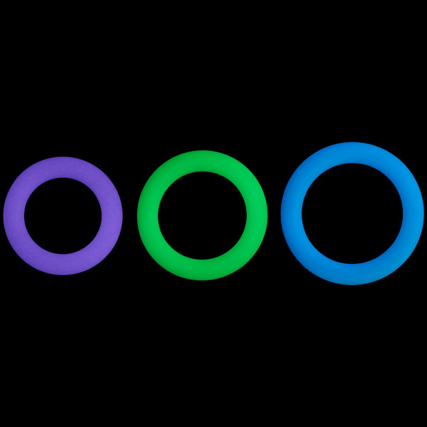 Baseks Glow in the Dark Ensemble d'Anneaux Masculins Image du produit 3