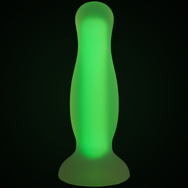 baseks Glow in the Dark Gode Anal Jaune Medium Image d'ambiance 4