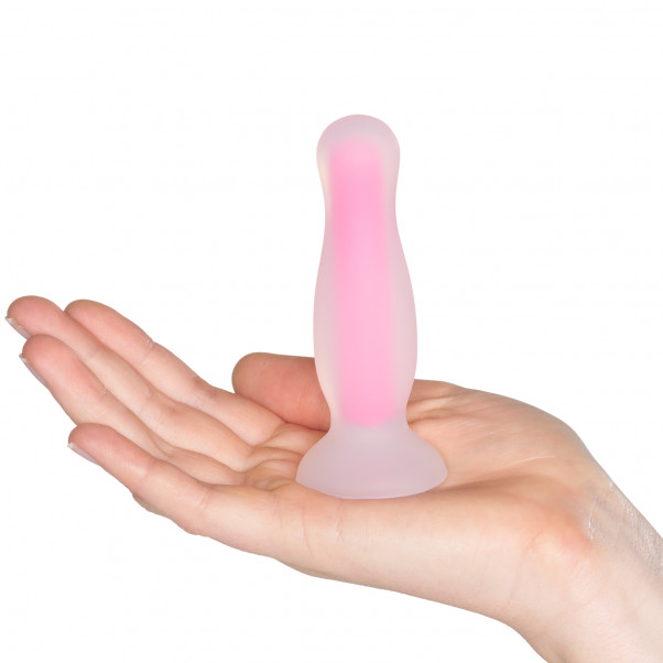baseks Glow In The Dark Gode Anal Petit Image du produit avec des mains 50