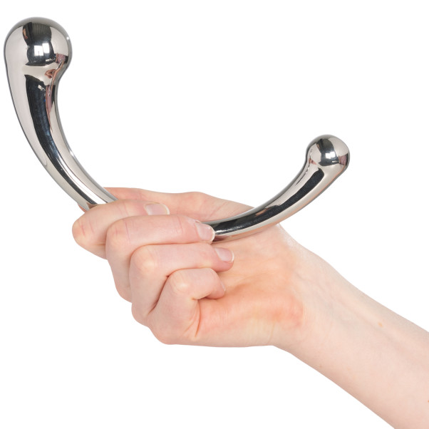 Sinful Gode Stimulateur Point G&P en Acier 24 cm Image du produit avec des mains 50