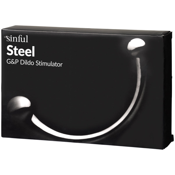 Sinful Gode Stimulateur Point G&P en Acier 24 cm Image de l'emballage 90