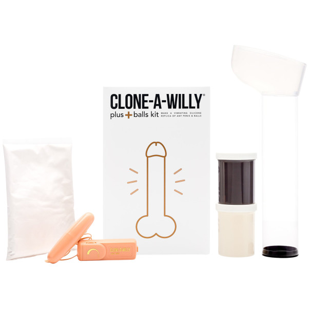 Clone-A-Willy Plus Balls Kit de Moulage Pénis Marron Image du produit 2