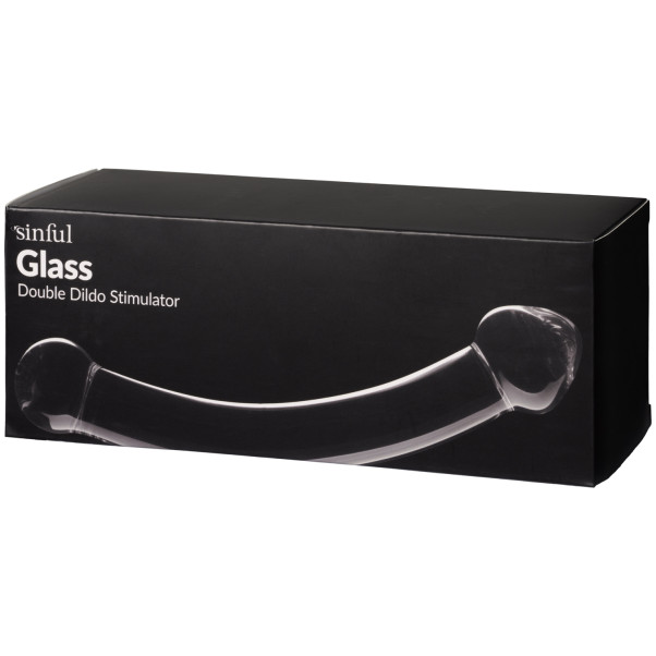 Sinful Double Gode en Verre 21 cm Image de l'emballage 90