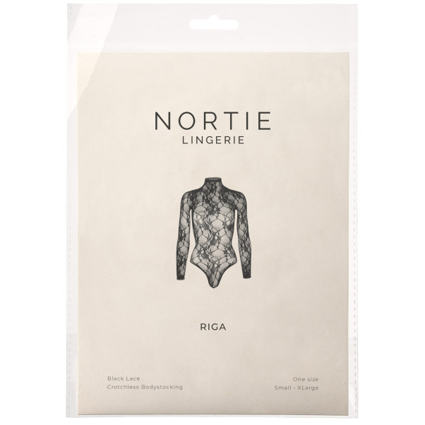 Nortie Riga Body Dentelle Noire Sans Entrejambe Image de l'emballage 90