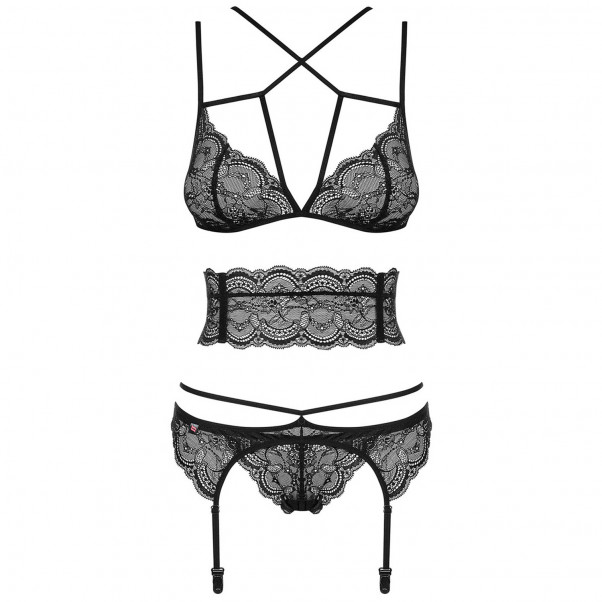 Obsessive Frivolla Ensemble Soutien-gorge et Porte-jarretelles Image du produit 3