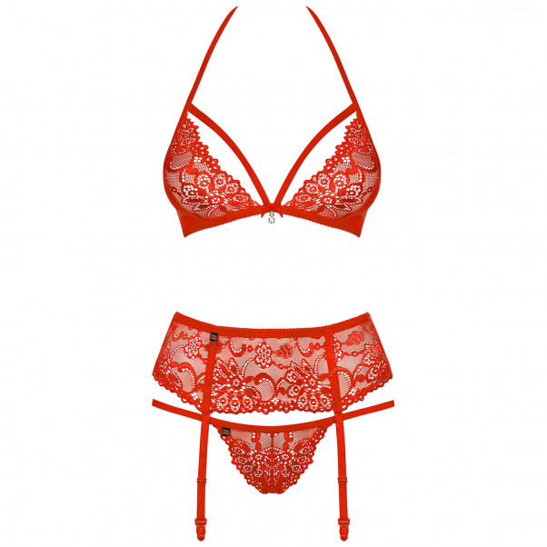 Obsessive Fantastic Ensemble Porte-jarretelles Rouge Image du produit 3