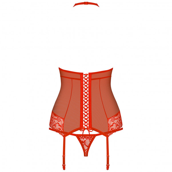 Obsessive Ensemble Corset Rouge Image du produit 4