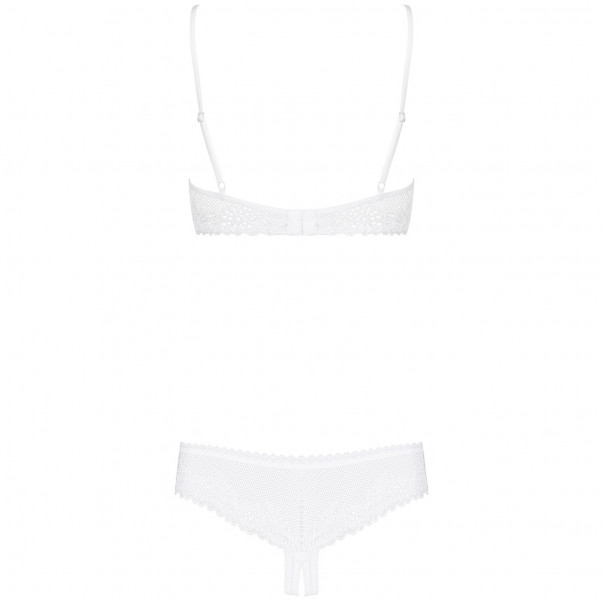 Obsessive Alabastra Ensemble Bonnet Ouvert Blanc Image du produit 4