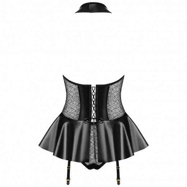 Obsessive Corset et Culotte Effet Mouillé Image du produit 4