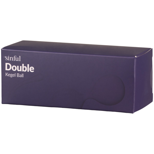 Sinful Passion Purple Double Boules de Geisha Kegel Image de l'emballage 90