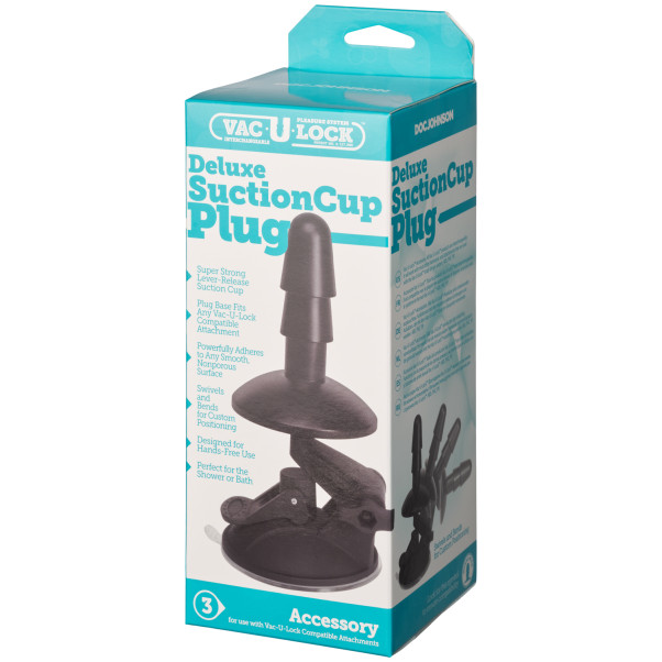 Doc Johnson Vac-U-Lock Delux Plug Réglable avec Ventouse Image de l'emballage 90