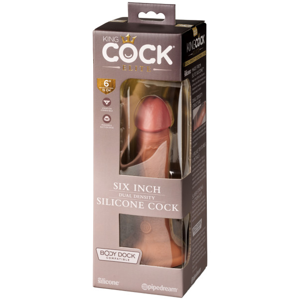 King Cock Elite Dual Density Gode en Silicone 18 cm Image de l'emballage 90