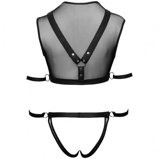 Svenjoyment Crop Top en Résille avec Jock et Attaches Image du produit 4