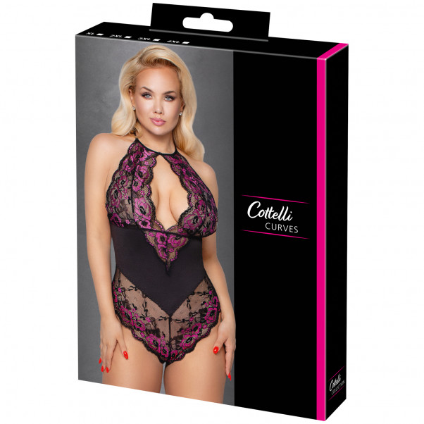 Cottelli Curves Body Violet en Dentelle Grande Taille Image de l'emballage 90