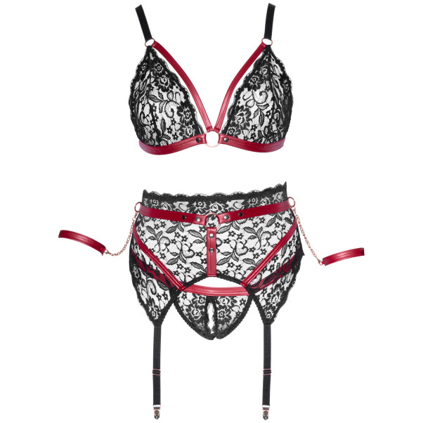 Cottelli Bondage Ensemble Lingerie Ouverte Grande Taille Image du produit 3