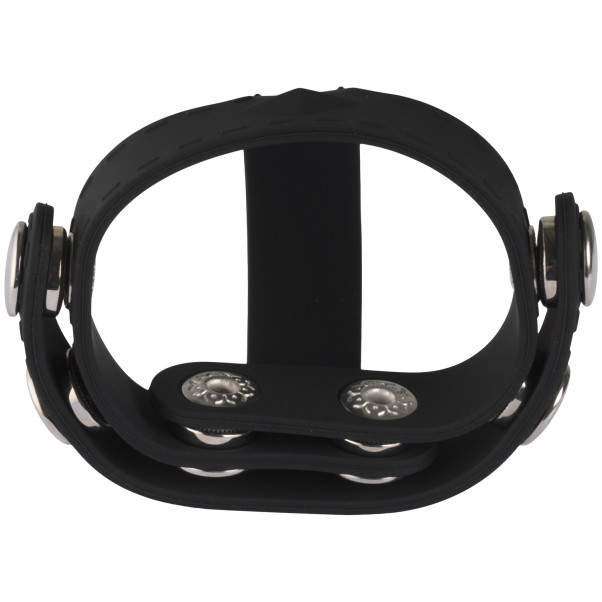 Blue Line C&B Gear Anneau Masculin En Silicone Avec Séparateur De Testicules Image du produit 2